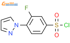 Fluoro H Pyrazol Yl Benzene Sulfonyl Chloride N