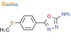 5 4 METHYLTHIO PHENYL 1 3 4 OXADIAZOL 2 AMINE 5 4 Methylthio