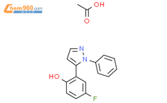 4-氟-2-(1-苯基-1H-吡唑-5-基)苯酚乙酸酯结构式图片|1173021-97-0结构式图片