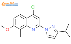 Chloro Methoxy Methyl Propan Ylpyrazol Yl Quinoline