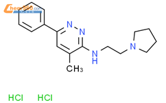 Methyl Phenyl N Pyrrolidin Ylethyl Pyridazin Amine