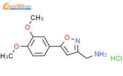 5 3 4 二甲氧基苯基异恶唑 3 基 甲基 胺盐酸盐 5 3 4 Dimethoxyphenyl isoxazol 3 yl