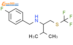 N 4 Fluorobenzyl 3 Methyl 1 Trifluoromethyl Sulfanyl 2 Butan Amine