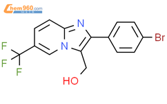 2 4 溴苯基 6 三氟甲基 咪唑并 1 2 A 吡啶 3 甲醇 2 4 Bromo phenyl 6