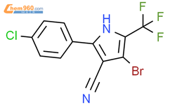 溴代吡咯腈 4 Bromo 2 4 chlorophenyl 5 trifluoromethyl 1H pyrrole 3