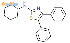 N cyclohexyl 4 5 diphenyl 1 3 thiazol 2 amine 122641 43 4 深圳爱拓化学有限公司