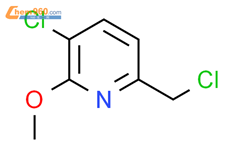 3-Chloro-6-(chloromethyl)-2-methoxypyridine结构式图片|1227607-10-4结构式图片