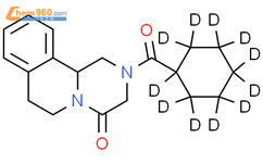 吡喹酮-d11结构式图片|1246343-36-1结构式图片