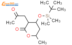 4 Tert Butyl Dimethyl Silyl Oxy 6 Methyl 3 2 Oxopropyl Oxan 2 One