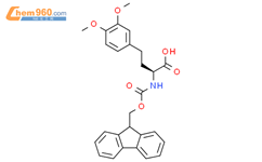 (S)-4-(3,4-Dimethoxy-phenyl)-2-(9h-fluoren-9-ylmethoxycarbonylamino)-butyric acid结构式图片|1260616-59-8结构式图片