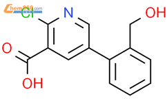 2 Chloro 5 2 Hydroxymethyl Phenyl Pyridine 3 Carboxylic Acid 1261973