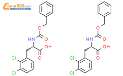 (2S)-3-(2,3-dichlorophenyl)-2-(phenylmethoxycarbonylamino)propanoic acid结构式图片|1270300-72-5结构式图片