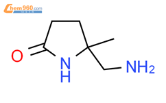 5-(Aminomethyl)-5-methylpyrrolidin-2-one结构式图片|1314906-58-5结构式图片
