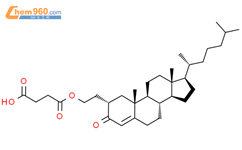 Cholest-4-en-3-one,2-[2-(3-carboxy-1-oxopropoxy)ethyl]-, (2a)- (9CI)結構式圖片|134329-94-5結構式圖片