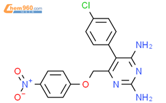 Pyrimidinediamine Chlorophenyl Nitrophenoxy Methyl