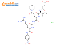 Suc-Ile-Glu(γ-pip)-Gly-Arg-pNA (hydrochloride)结构式图片|1379822-04-4结构式图片