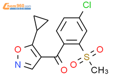 4 Chloro 2 Methylsulfonylphenyl 5 Cyclopropyl 1 2 Oxazol 4 Yl