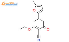 2 Ethoxy 4 5 Methyl 2 Furyl 6 Oxocyclohex 1 Ene 1 Carbonitrile