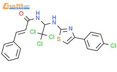 E 3 Phenyl N 2 2 2 Trichloro 1 4 4 Chlorophenyl 1 3 Thiazol 2 Yl