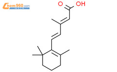 2,4-Pentadienoic acid,3-methyl-5-(2,6,6-trimethyl-1-cyclohexen-1-yl)-, (2E,4E)-結構式圖片|14398-42-6結構式圖片