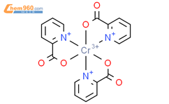 吡啶甲酸铬结构式图片|14639-25-9结构式图片