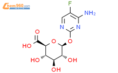 150494-26-1/5-氟 胞核嘧啶 o-β-d-葡萄糖苷酸中英文名/分子式/结构