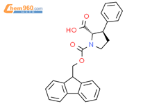 Racemic fmoc-trans-3-phenyl-pyrrolidine-2-carboxylic acid结构式图片|1579983-87-1结构式图片