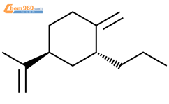 Cyclohexane, 1-methylene-4-(1-methylethenyl)-2-propyl-, trans-结构式图片|169265-85-4结构式图片