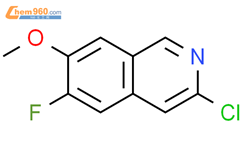 3 氯 6 氟 7 甲氧基异喹啉 3 Chloro 6 fluoro 7 methoxyisoquinoline 1698813 47 6