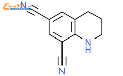 1,2,3,4-tetrahydroquinoline-6,8-dicarbonitrile结构式图片|1809195-28-5结构式图片