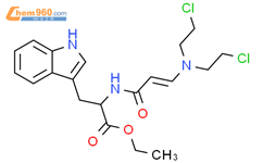 Ethyl Bis Chloroethyl Amino Prop Enoylamino H Indol Yl