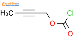 2-丁炔-1-基氯甲酸酯结构式图片|202591-85-3结构式图片