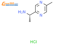 (S)-1-(5-METHYLPYRAZIN-2-YL)ETHAN-1-AMINE HCL结构式图片|2102411-66-3结构式图片