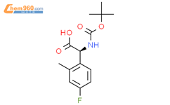 S 2 叔丁氧羰基 氨基 2 4 氟 2 甲基苯基 乙酸 S 2 tert Butoxycarbonyl amino 2
