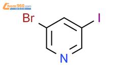 3-溴-5-碘吡啶结构式图片|233770-01-9结构式图片