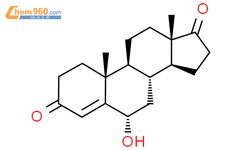 6α-Hydroxy Androstenedione結構式圖片|24704-84-5結構式圖片