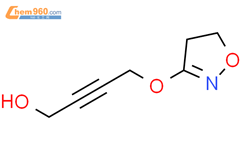 (9ci-4(4,5-二氢-3-异噁唑基)氧基-2-丁炔-1-醇结构式图片|2470