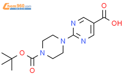 2 4 叔丁氧基羰基 哌嗪 1 基 嘧啶 5 羧酸 2 4 tert butoxycarbonyl piperazin 1 yl