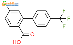 4 chloro 2 4 trifluoromethyl phenyl benzoic acid 273727 25 6 深圳爱拓化学有限