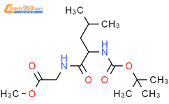 Glycine N 1 1 dimethylethoxy carbonyl L leucyl methyl esterCAS号