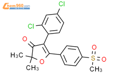 Dichlorophenyl Dimethyl Methylsulfonyl Phenyl Furan