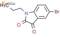 5 溴 1 丙基 1H 吲哚 2 3 二酮 5 bromo 1 propyl 1H indole 2 3 dione 312636 28 5