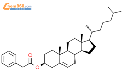 膽固醇乙酸苯酯結構式圖片|33998-26-4結構式圖片