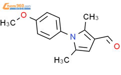 1 4 Methoxy Phenyl 2 5 Dimethyl 1H Pyrrole 3 Carbaldehyde 347331 30 0