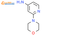 2-(4-吗啉)-4-吡啶胺结构式图片|35980-77-9结构式图片