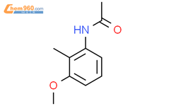 2-甲基-3-甲氧基乙酰苯胺结构式图片|50868-74-1结构式图片
