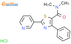 N N Dimethyl 4 Phenyl 2 Pyridin 3 Yl 1 3 Thiazole 5 Carboxamide