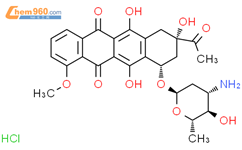 吡喃糖基氧基78910四氢6811三羟基1甲氧基并四苯512二酮盐酸盐