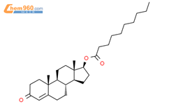 睪酮葵酸酯結構式圖片|5721-91-5結構式圖片