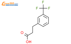 3-(3-三氟甲基苯基)丙酸结构式图片|585-50-2结构式图片